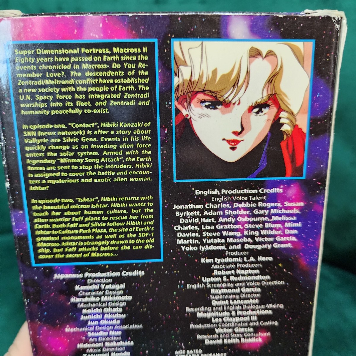 Vintage 1992 Macross II Volume 1 Episodes 1&2 VHS US Renditions