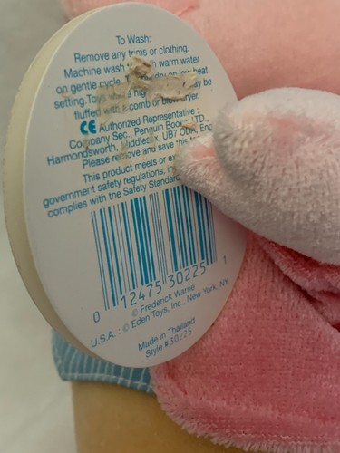 New Vintage Eden Beatrix Potter My 1st Peter Rabbit Pigling Bland Plush *READ - Picture 11 of 14