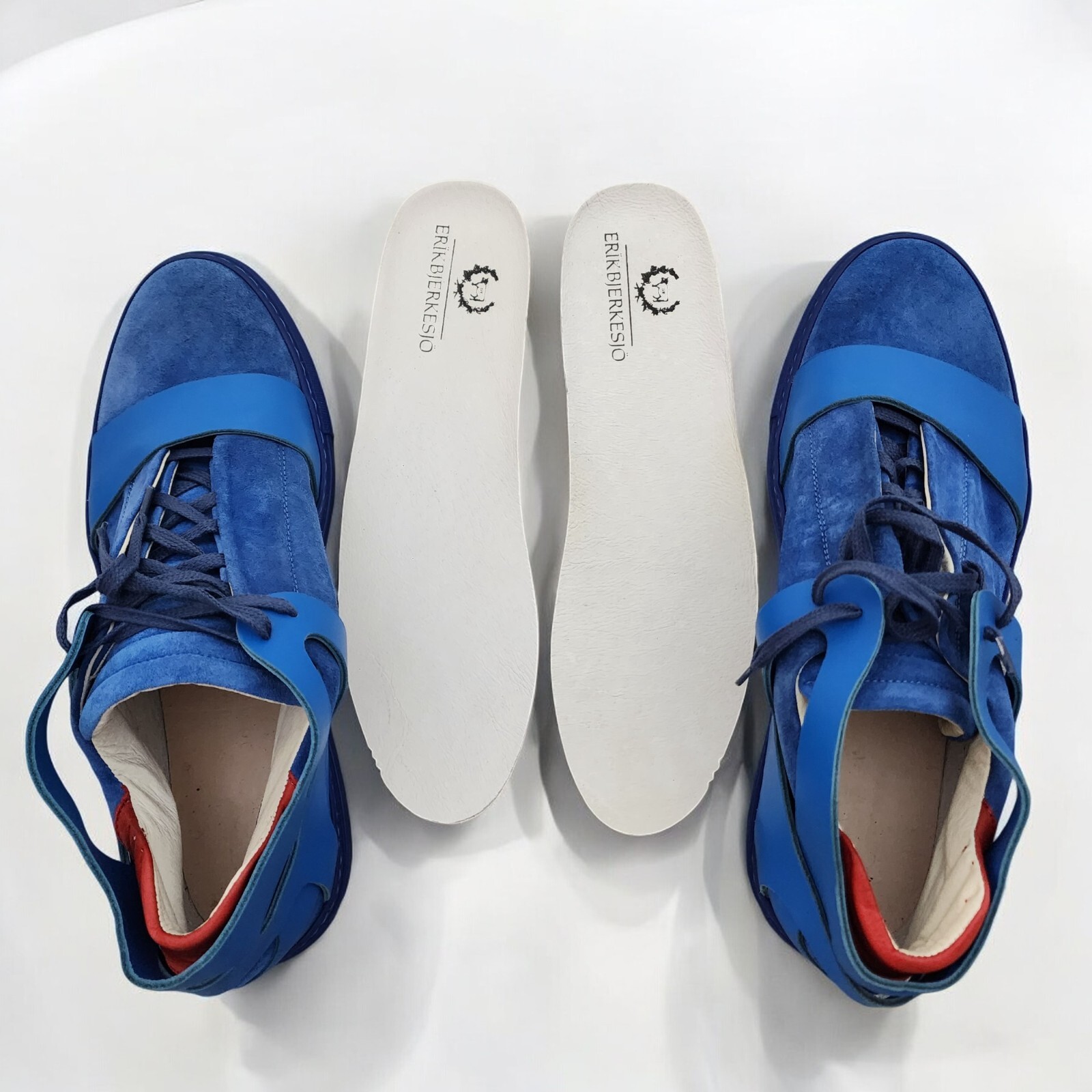 Erik Bjerkesjö x Del Toro Cross Trainer Men's SZ 13 Leather Suede Sneaker Italy