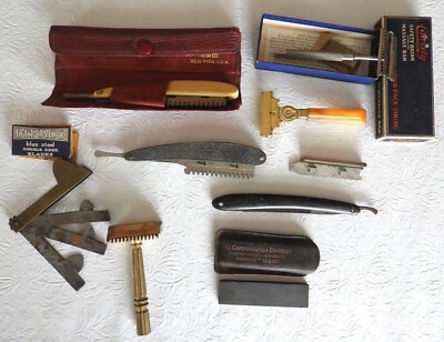 Vintage Razor Collection Christy Schick Durham Straight Razors