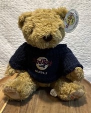 Hard Rock Cafe Collectible Teddy Bear with Sweater Nashville TN Limbs Move 12  