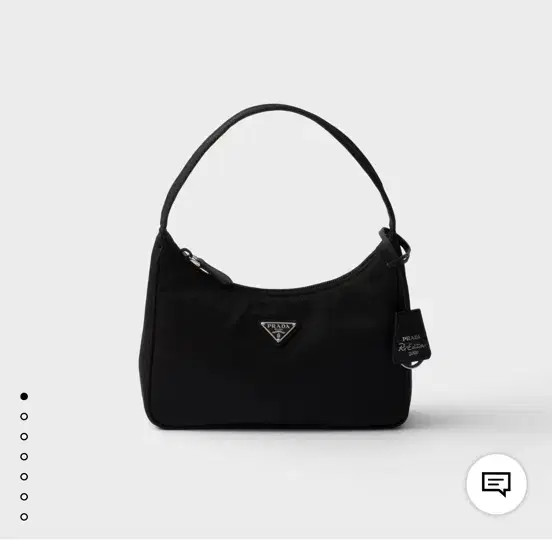 Prada Re-Edition 2000 Black Mini Bag Nylon Lightweight Authentic