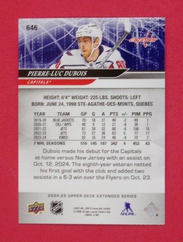 2024-25 Upper Deck Extended Ice Hockey - Pick Your Card - Picture 177 of 215