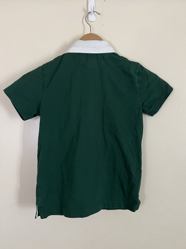 Polo Ralph Lauren Bear Polo Green Button Polo Shirt Size Youth Kids 6 - Picture 4 of 4