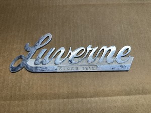 LUVERNE  FIRE TRUCK EMBLEM NAME PLATE INSIGNIA APPARATUS LOGO