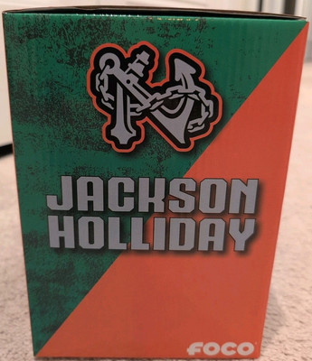 Jackson Holliday Norfolk Tides Home Run Foco Bobblehead 1 of