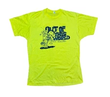 Vintage 90s Single Stitch Screen Stars Graphic Tee XL | Alien Bug Picnic 1990