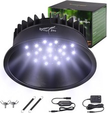 UVB Light for Reptiles, UVA UVB Reptile Light Fixture with Timer LED UVB Bulb fo