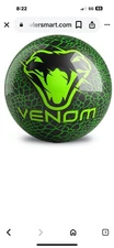 Motiv Venom Lime Black Bowling Ball.  14 Pounds.