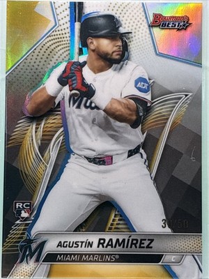 2025 Bowman s Best - Agustin Ramirez #16 Gold Refractor /50 (RC)