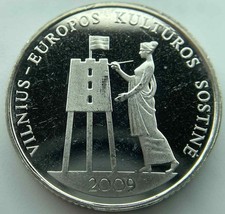 Lithuania 1 litas 2009   Vilnius - European Capital of Culture