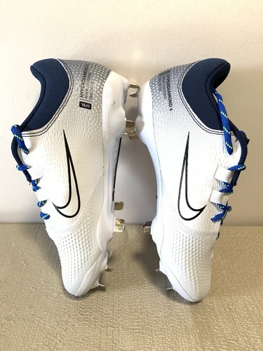 Nike Hyperdiamond 4 Pro "Midnight Navy/Black/White/Volt" Wmns Softball Cleat 7.5 - Picture 11 of 14