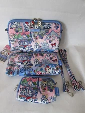 Jujube x Tokidoki C'est La Vie A Paris Collection Be Set 3 Piece Pouch Set  C