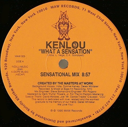 Kenlou III* - What A Sensation (12") (Near Mint (NM oder M-)) - 3528972146 - Bild 3 von 3