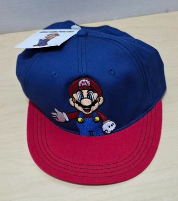 Brand New Rare 2010 Super Mario Baseball Skater Trucker Adjustable Hat Cap Adult