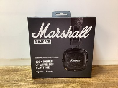 NEW Marshall Major V Wireless On-Ear Headphone with Mic - Black | eBay