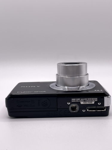 Sony Cyber-shot DSC-W230 12,1 megapixel fotocamera digitale nera per parti di ricambio / non si accende - Foto 6 di 7