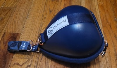 Sarah Wells Milkwear Wearable Breast Pump Navy Bag Case Hard Shell with Strap