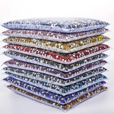 Crystal Rhinestone Flatback Nail Art SS3-SS30 Non-Hotfix AB Glitter