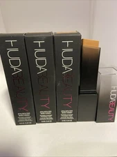 (3)Huda Beauty Fauxfilter Skin Finish Foundation Stick Toffee 420G