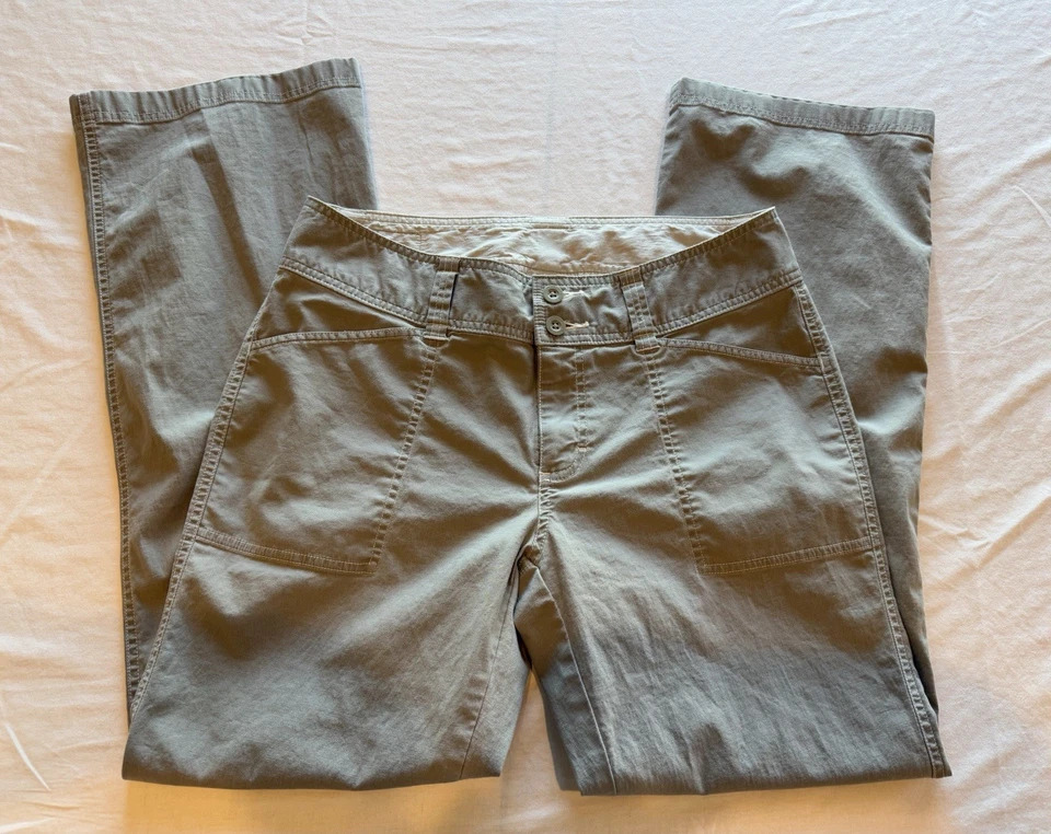 Pantalones de senderismo para mujer The North Face serie A5 grises ligeros al aire libre talla 10 Foto 2 de 4