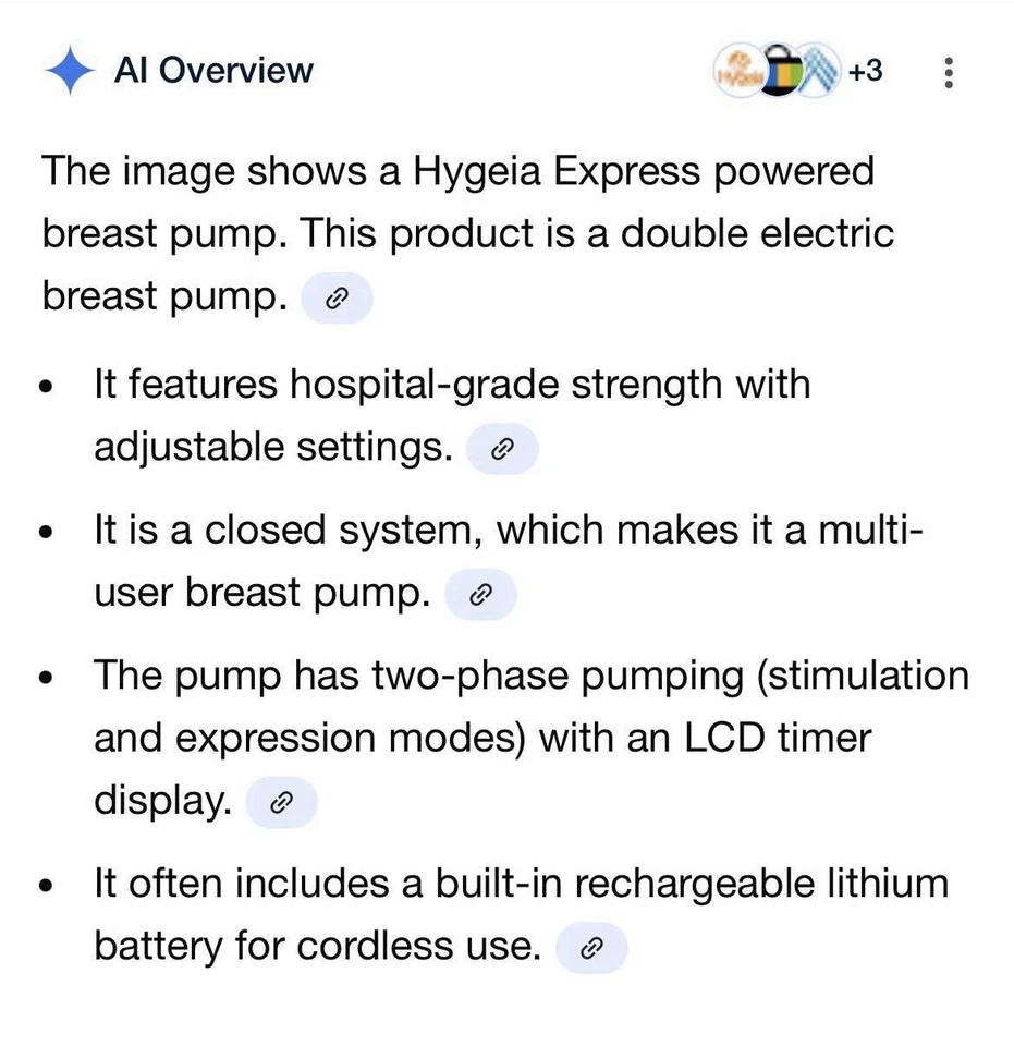 Extractor de leche Hygeia Express Powered Foto 3 de 4