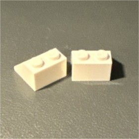 LEGO White 2x2 Slope set of 2 #3039 Rare Printed Plane Controls lightly used