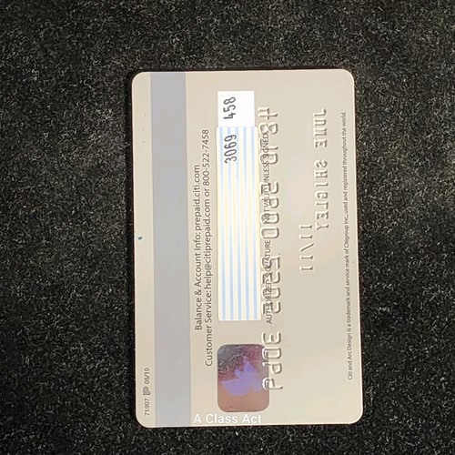 Bitdefender Citi Visa credit card exp 2011 ~ our CC2036 - Picture 4 of 4