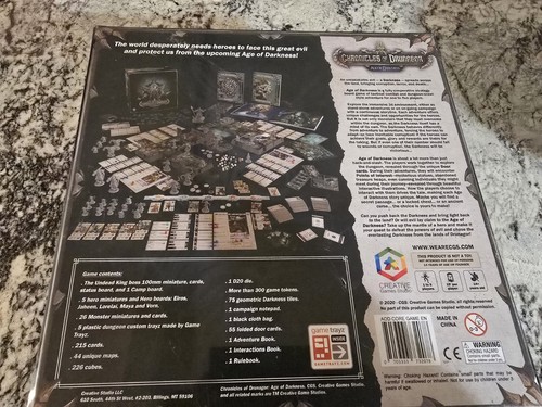 CHRONICLES OF DRUNAGOR: Age of Darkness KICKSTARTER Sealed NEW!! - Picture 11 of 18