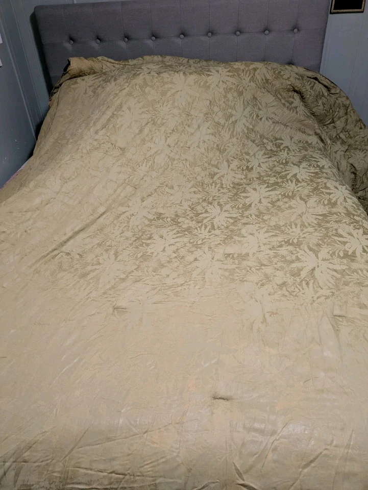 Tommy Bahama King Size 107 X 95 Green Cotton Sateen Palm Tree Print Comforter - Image 2 of 4