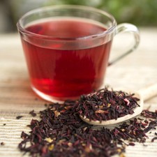 Organic Hibiscus Tea Bags - 100 Count Plant-Based Pyramid Tea Bags FREESHIP