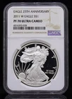 2011-W American Eagle 25TH Anniversary NGC PF70 Ultra Cameo
