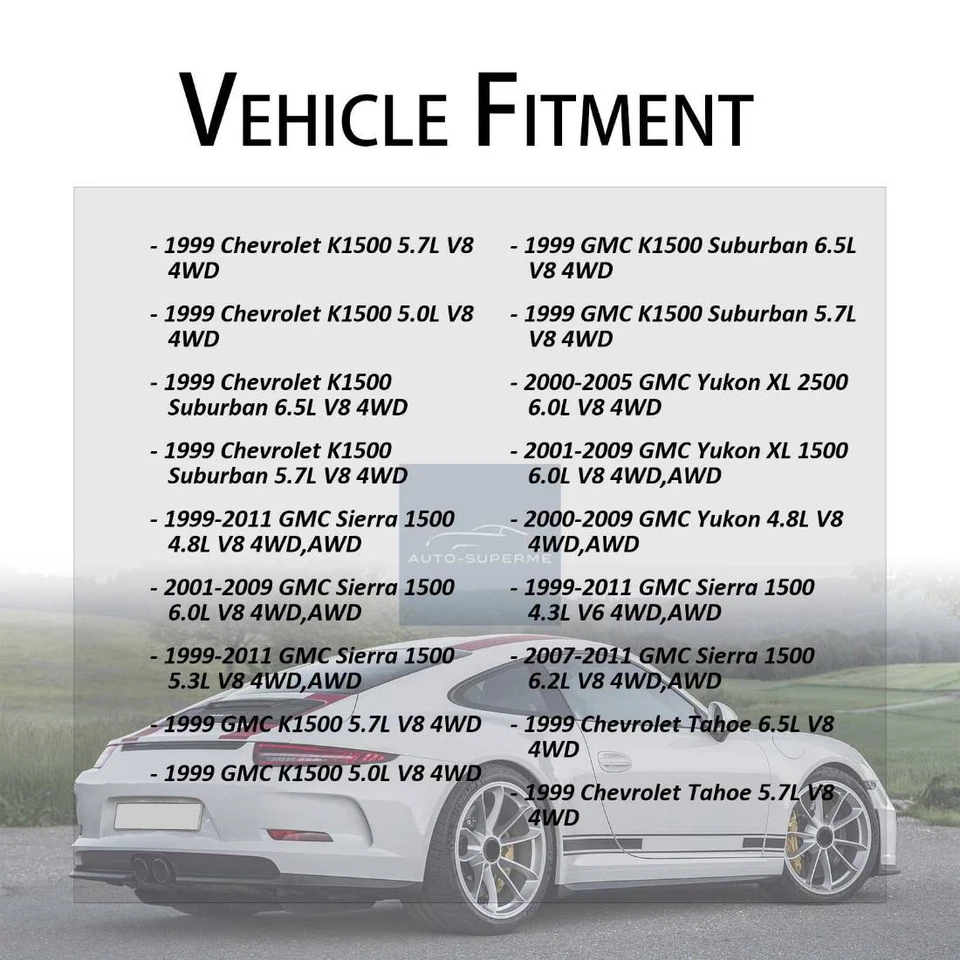 2x Cojinete de eje delantero exterior para GMC Yukon XL 1500 2000-2014 5,3 L 4x4 AWD Foto 4 de 4