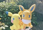 Pokemon Soda Pop Plush Set Eevee & Pikachu- US SELLER — photo 2