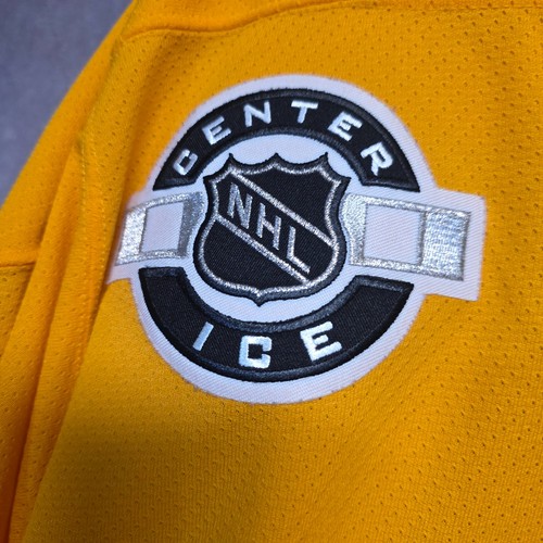 Vintage CCM NHL Minnesota Wild Center Ice Yellow Alternate Practice Jersey M - Picture 4 of 8
