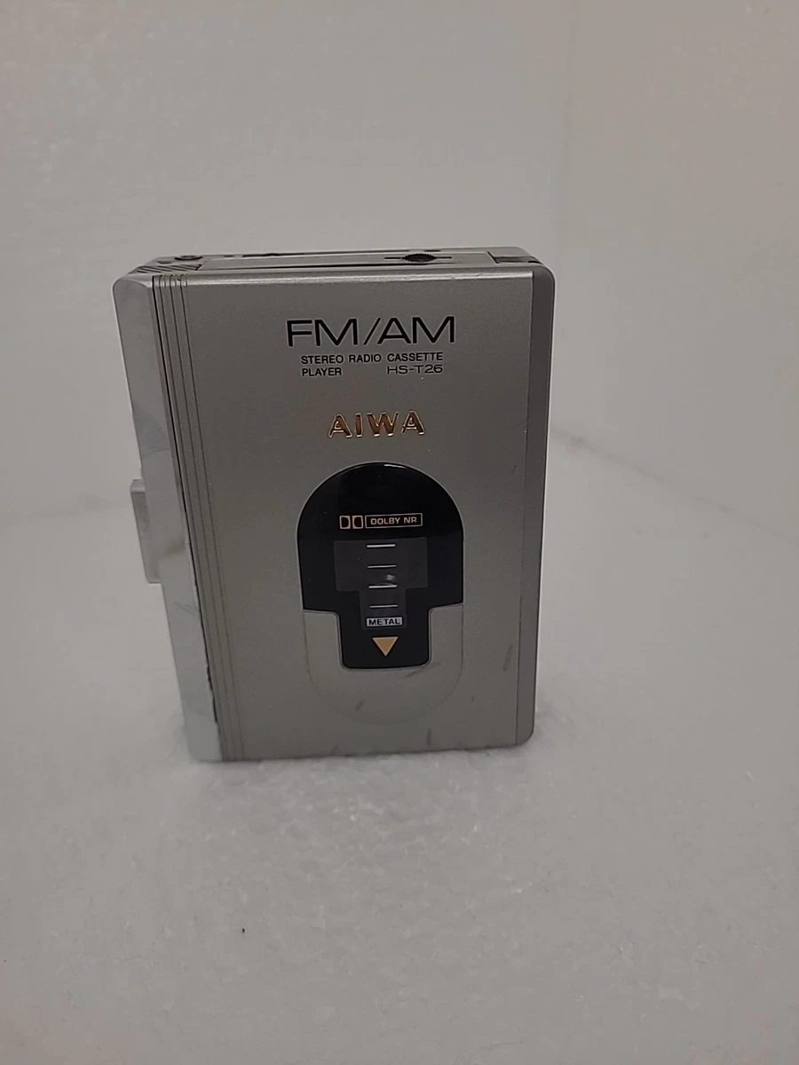 Vintage Portable/Handheld Cassette Player Aiwa HS-G15 FOR PARTS AS IS