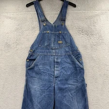 Vintage Adult Osh Kosh B'Gosh Mens Vestbak Overalls Size 38x26 Union Made USA