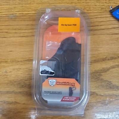 BULLDOG POLYMER INSIDE PANTS HOLSTER SIG SAUER P938
