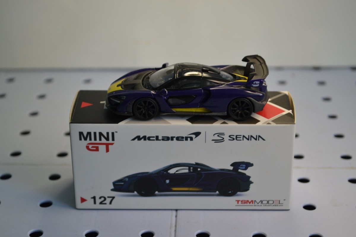 ミニカー Forza Horizon 4 1/64 McLaren Senna Hot Wheels Blue McLaren Senna Forza Horizon 4 Kids Model