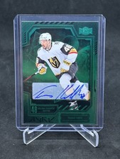 2025-26 Skybox Metal Tomas Hertl Green Auto /10 #26 Vegas Golden Knights