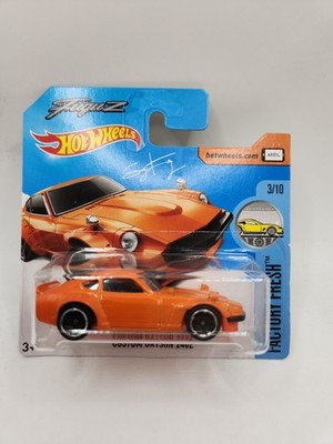 Hot Wheels Fugu Z Factory Fresh' Custom Orange Datsun 240Z' Euro Short Card
