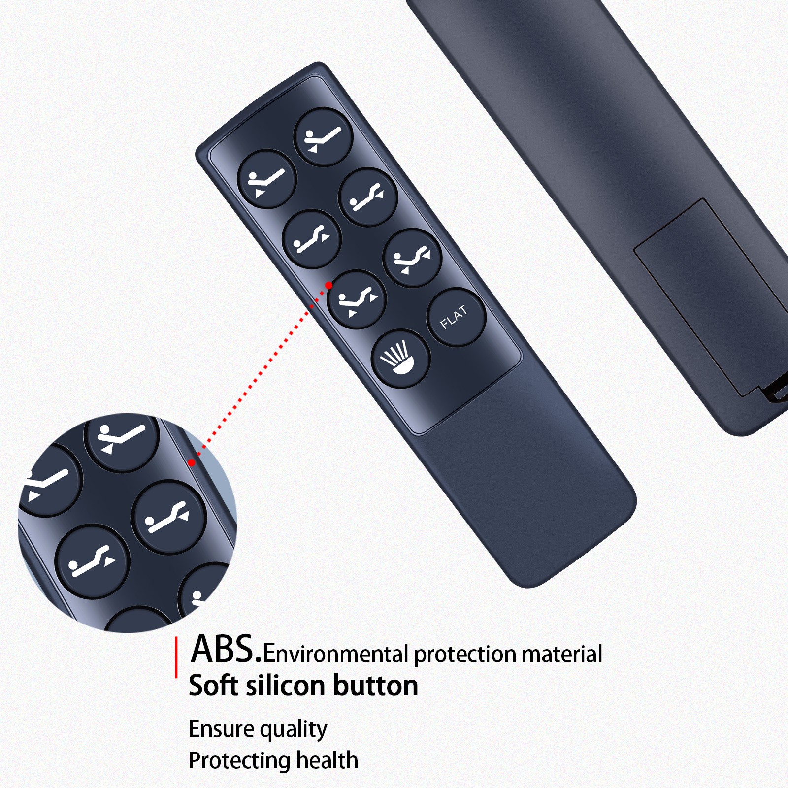 Raven Section Control Remote New K-120 Remote Control For Leggett and Platt White Raven Adjustable ...