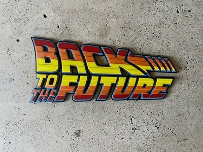 Wandschild Back To The Future Deko Vintage Retro Film Kino 20 cm