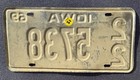 Vintage 69 IA License Plate 1969 Iowa Lic 22 5738 — photo 2