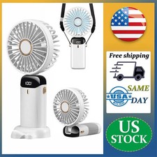 NEW Mini Portable Handheld Turbo Fan USB Rechargeable Cooling Fan Up to 10 Hours