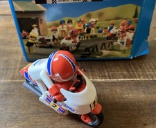 1990 Playmobil Racing Motorbike - 3303. In Box