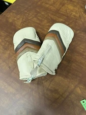 Vintage 1980s Promark Beige Insulated Winter Mittens Women's Medium