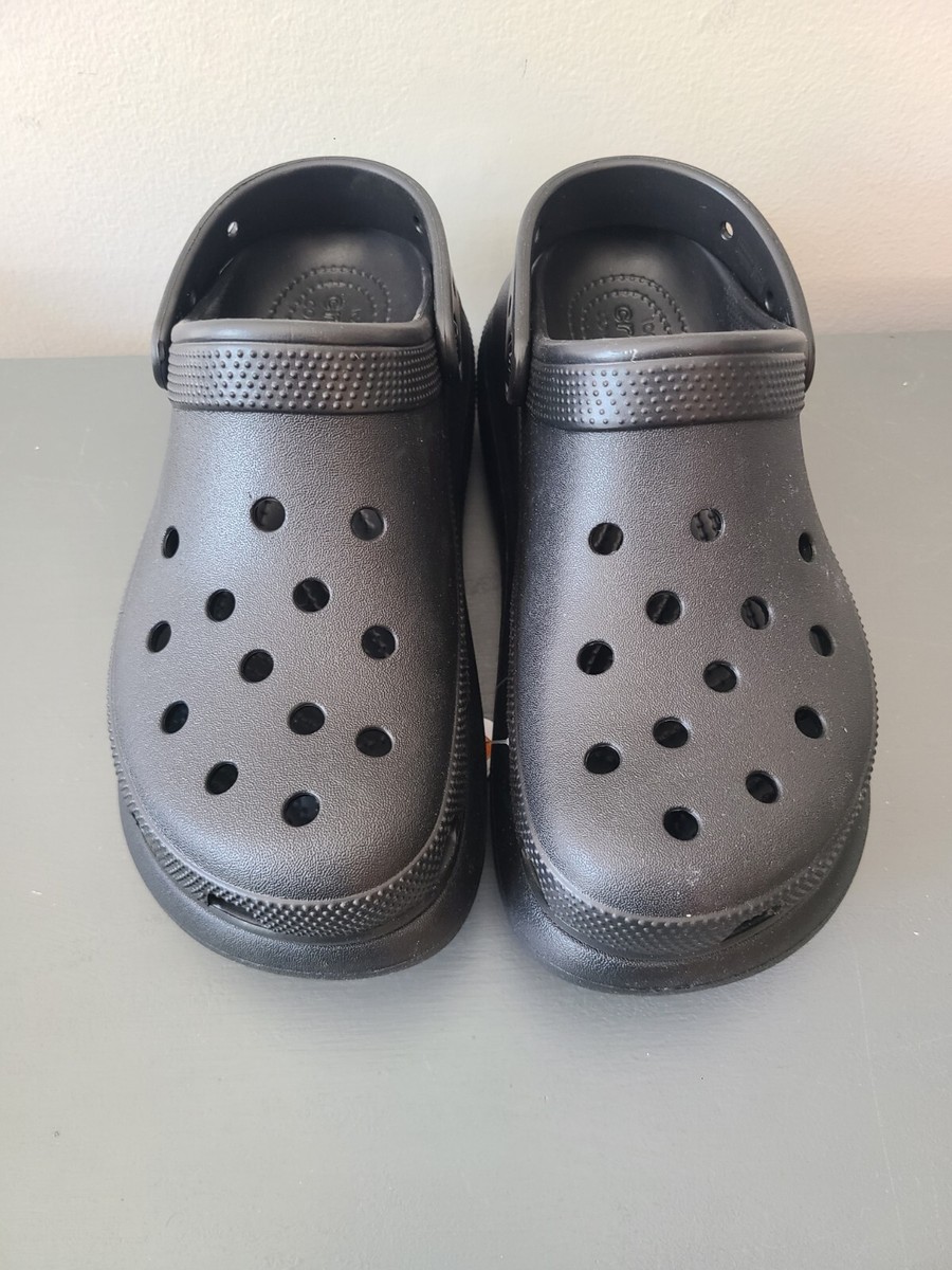Buy CROCS UNISEX 207521-001 CLASSIC CRUSH CLOG BLACK-SIZE M6