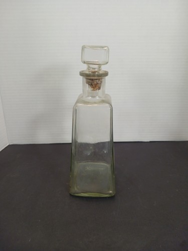 Vintage Rare Glass 1800 Jose Cuervo Bottle Tequila Liquor Decanter 8" 9" Tall - Picture 11 of 17