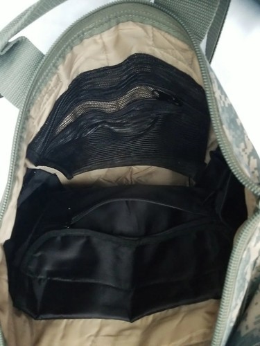 National Guard Officer Digital Camo Backpack Tote Bag, Large & Rare - Picture 6 of 7